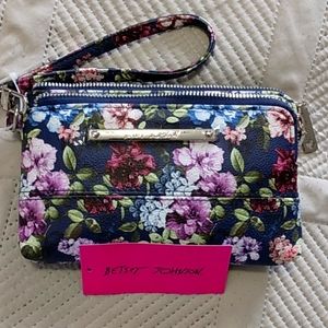 Betsy Johnson wristlet pouch